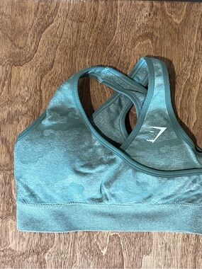 Gymshark Seamless Teal Green Racerback Sports Bra